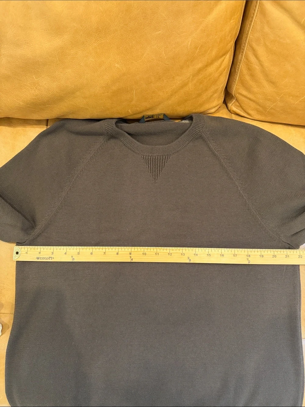 Rhone - Commuter Crew Neck Sweater - Cafe Noir Men's Classic Crewneck Sweater